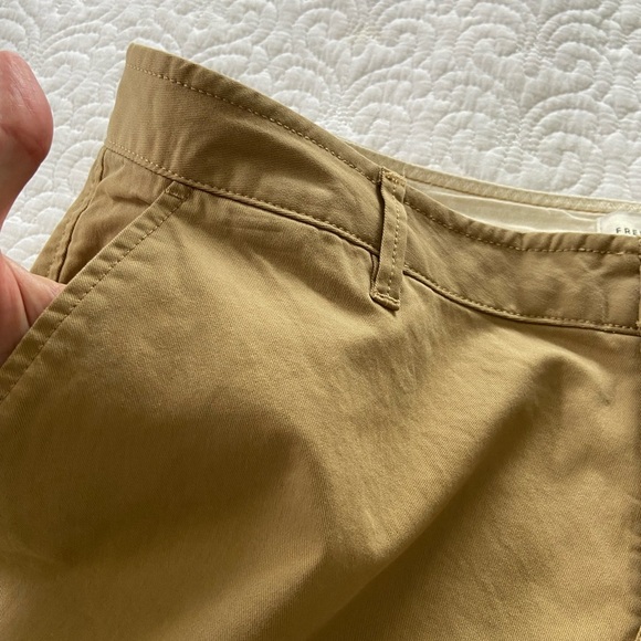 Free Assembly Preppy Academia Chinos Straight Leg Neutral Smart Casual Size 12 - Picture 8 of 12